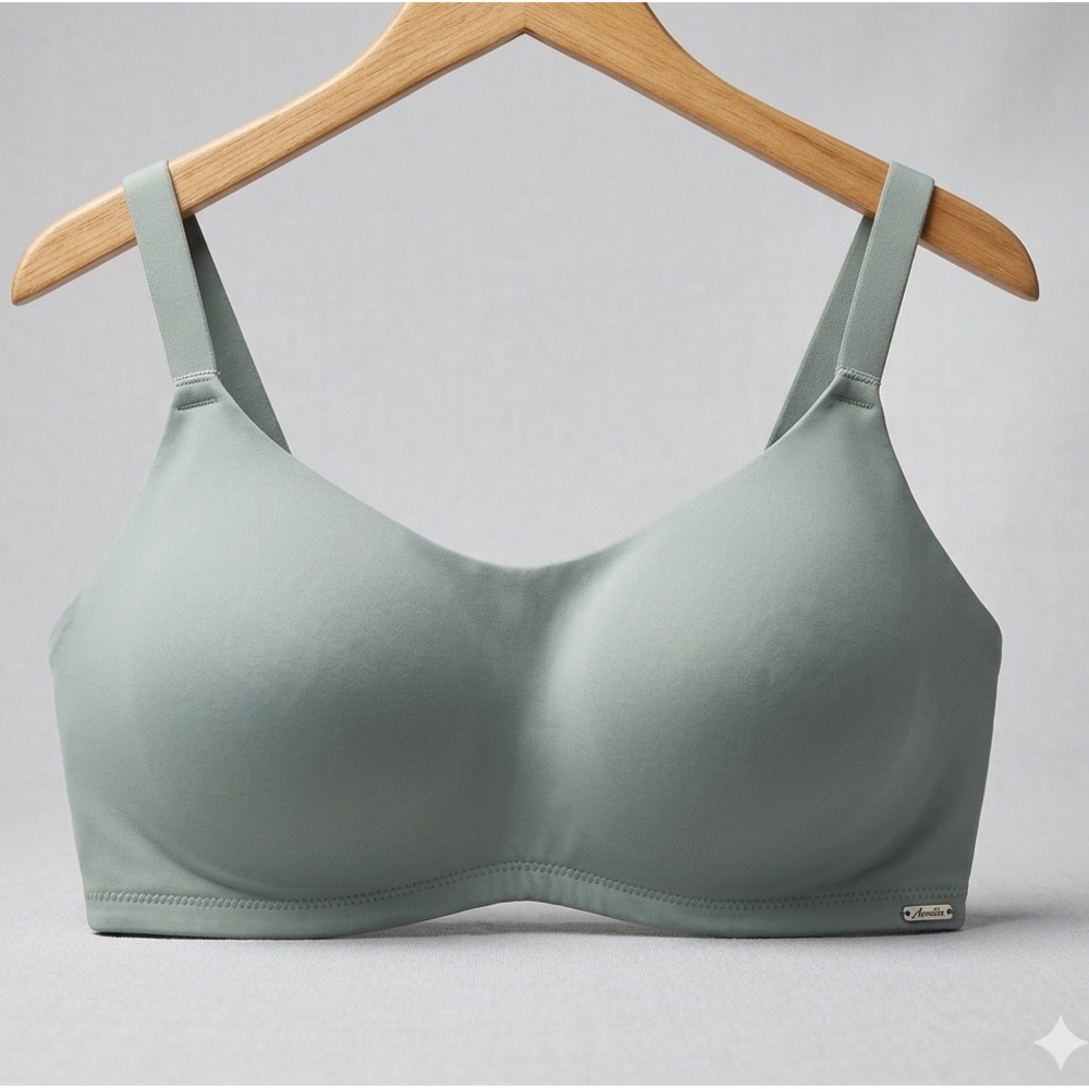 La Vie En Rose XXL Women Lady Light Green Bra Wireless